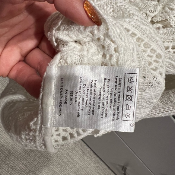 Sezane cotton lace top - Picture 3 of 5